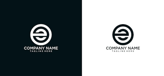 logo E CIRCLE initial design