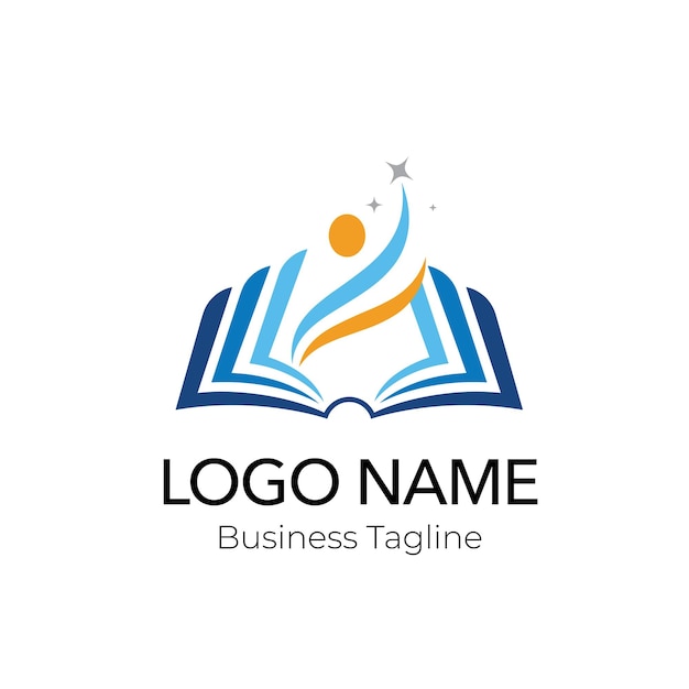 logo education design business template collection