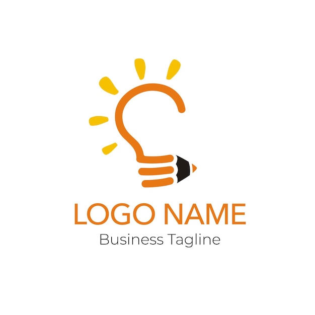 logo education design business template collection