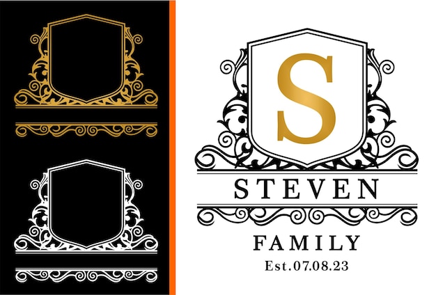 A logo for a family owned by steve