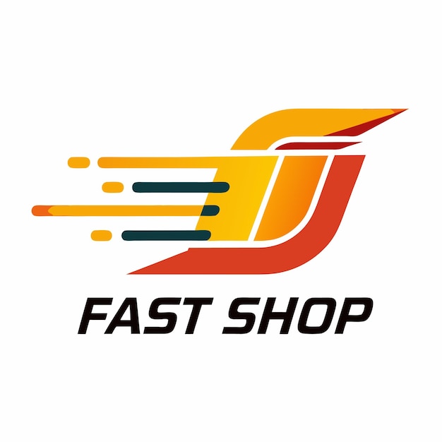 Vector a logo for fast shop that says fast shop