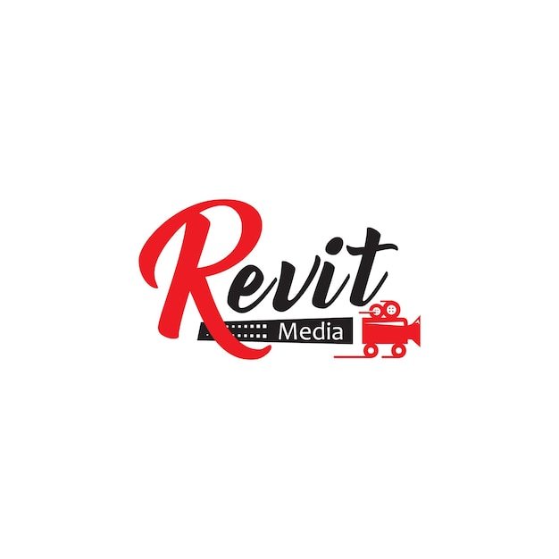 Logo for a film production company called revit media