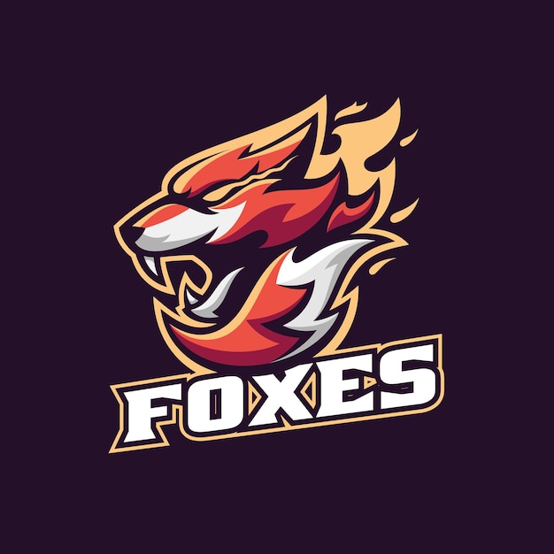 Logo Foxes E-Sport Style.