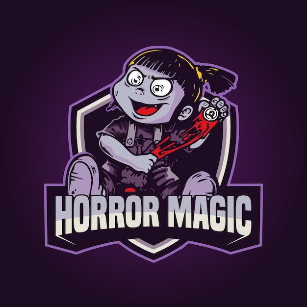 Logo Game Magic Mascot Illustration