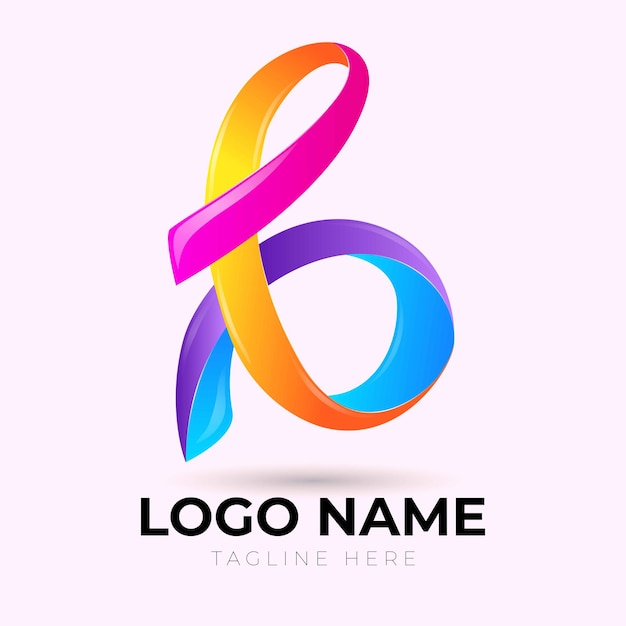 Logo gradient b