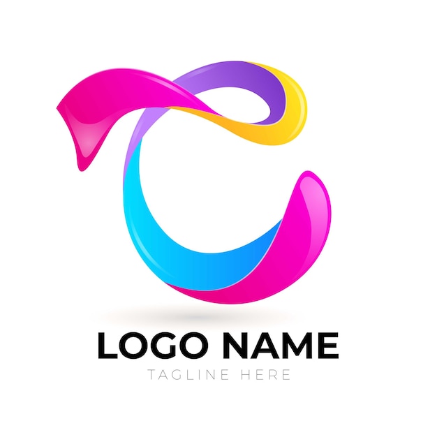 Logo gradient c