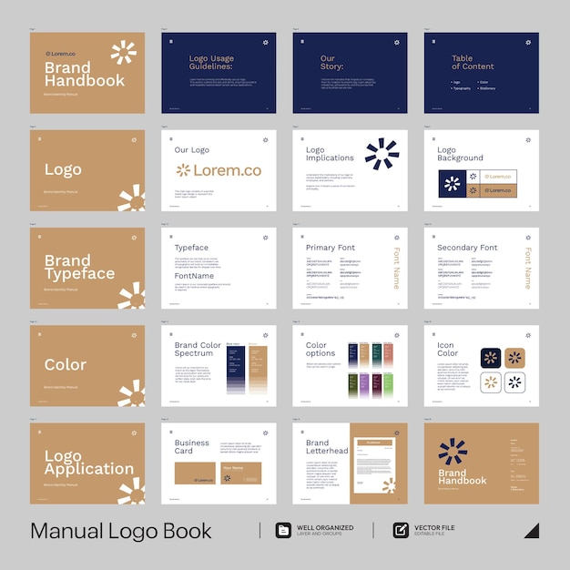 Logo Guideline template design