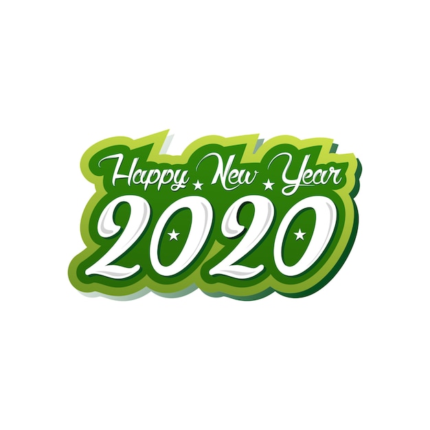 Logo happy new year 2020