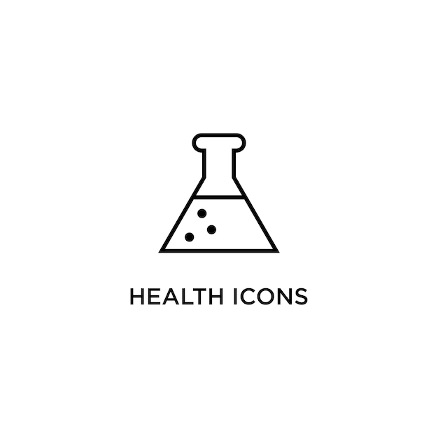 logo health icons design art template