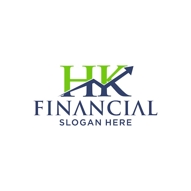 Logo HK accounting financial designs