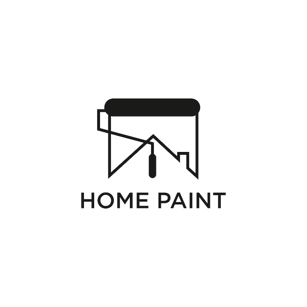 logo home paint design art template