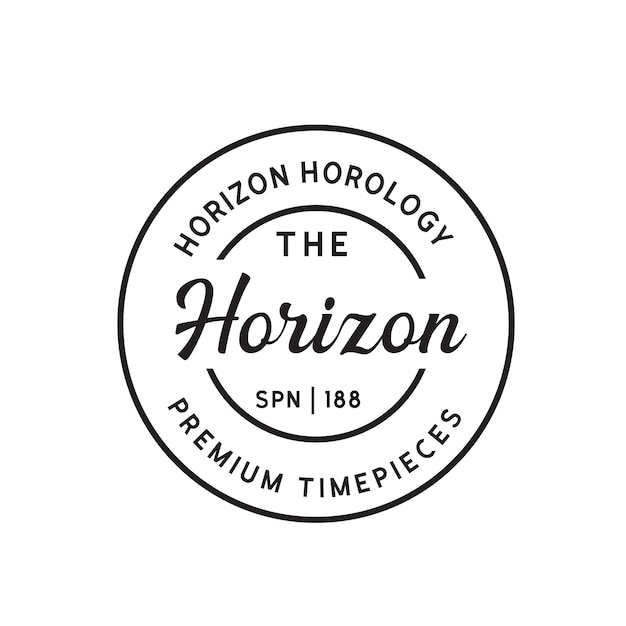 Logo for horizon holograms with the title'horizon hologram '