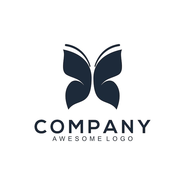 Logo illustration Butterfly gradient style