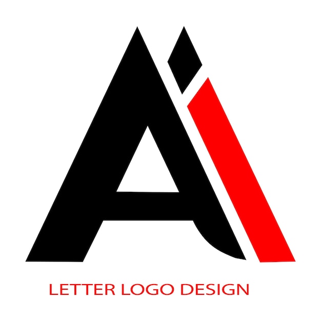 Vector a logo for an initial design