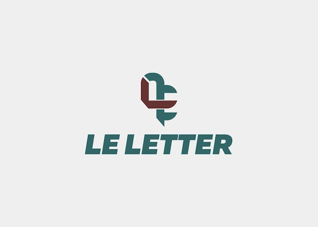 LOGO LE LETTER COMPANY NAME