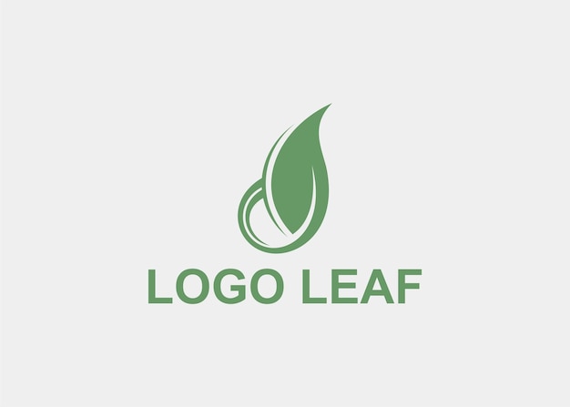 LOGO LEAF VECTOR COMPANY NAME