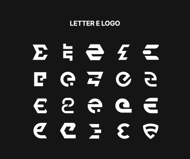 Logo Letter E