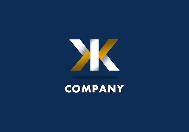 Logo Letter K And K Simple Vector Illustration Template Good For Any Industry