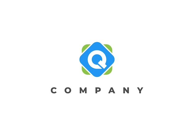 logo letter q medical business