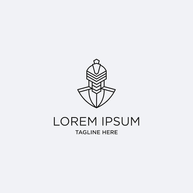 logo lorem ipsum tagline here design art template