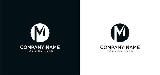 logo M circle design