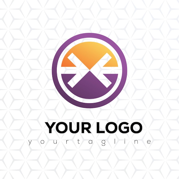 Logo mega collection abstract geometric business icon