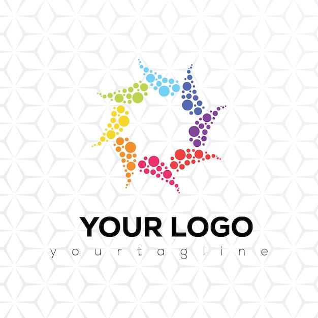 Logo mega collection abstract geometric business icon