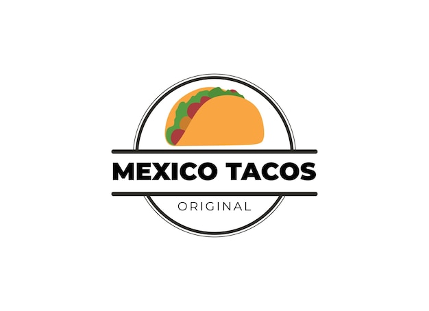 Vector logo for a mexican restaurant called mexico tacos original