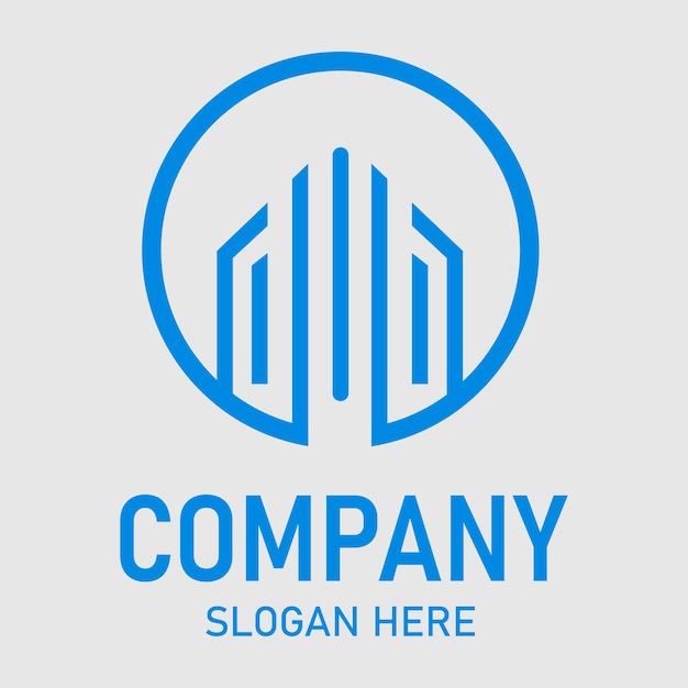 Logo mockup on company dark grey wall texture