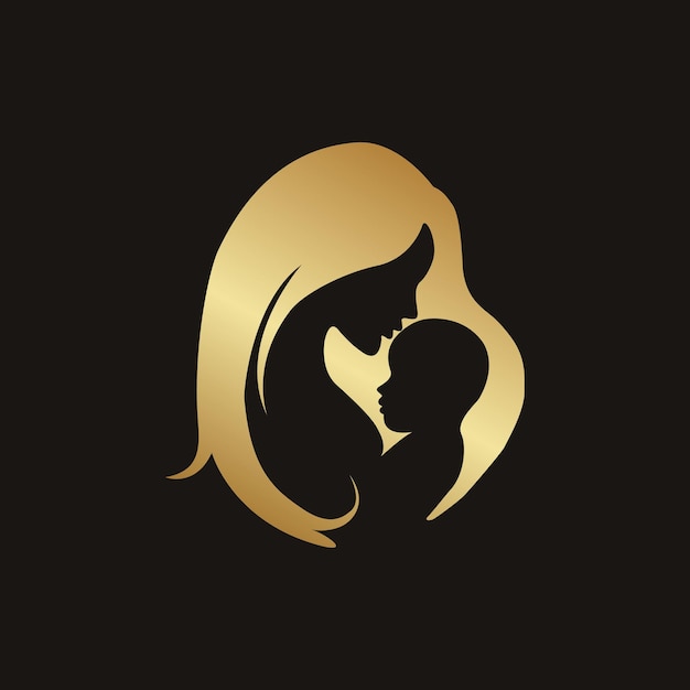 Logo for a mother and child