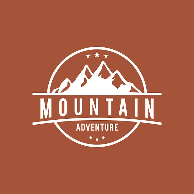 A logo for a mountain adventure