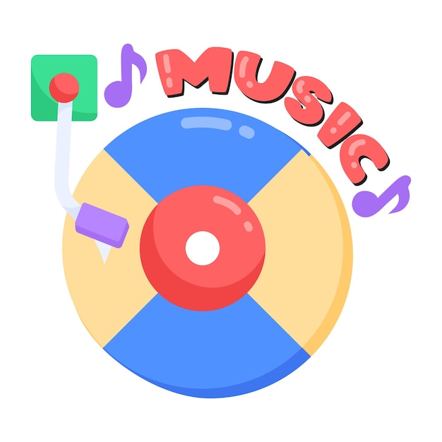 A logo for music that says'music'on it