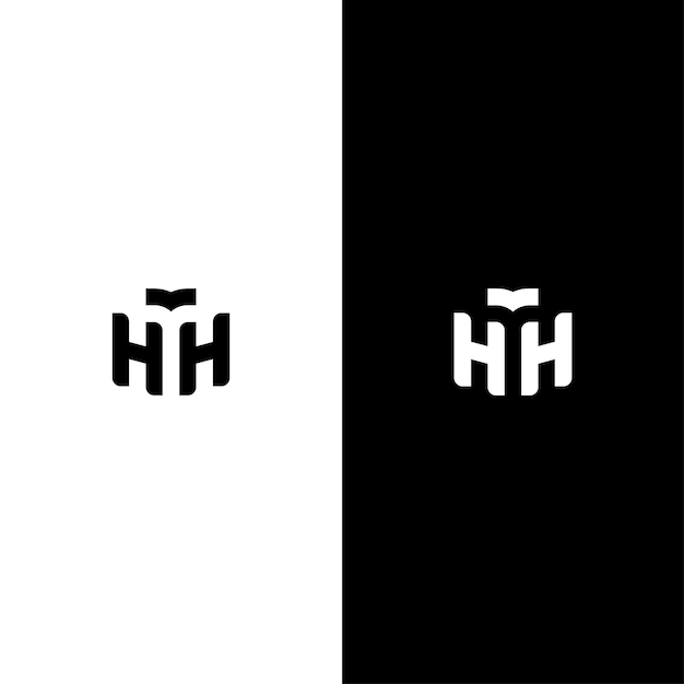 Vector logo for a new brand of the hh