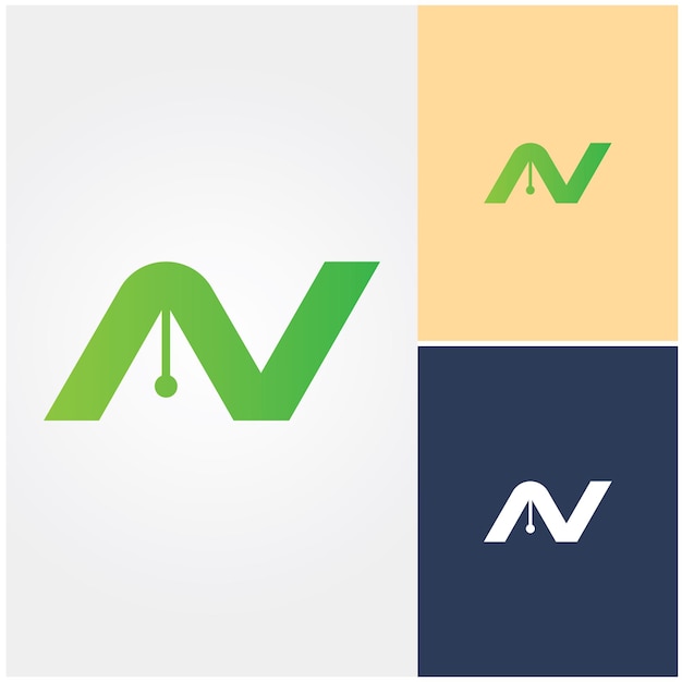 A logo for a new company called n and n.