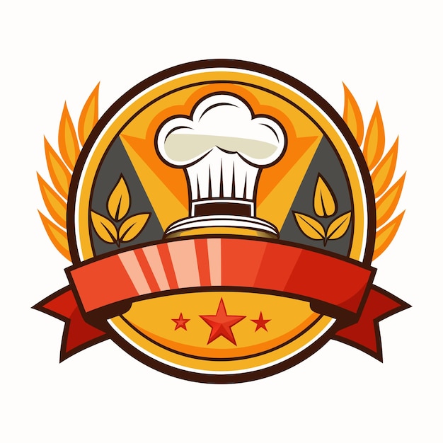 a logo for a restaurant called a chefs hat