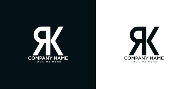 logo RK initial design