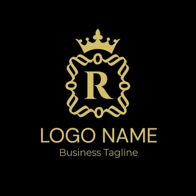 Vector logo royal gold company business brand