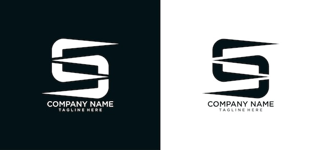 logo S abstract initial design