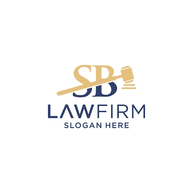 Logo SB law firm design