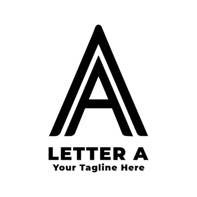 Logo Simple Letter A Design Vector