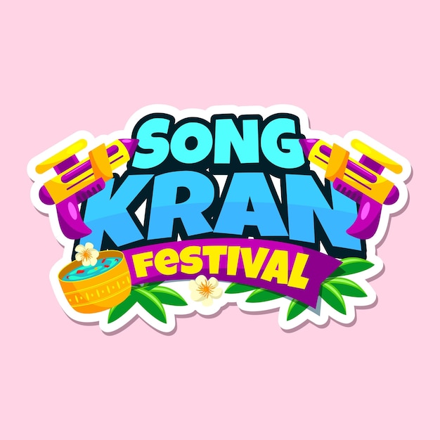 A logo for a song krak festival.