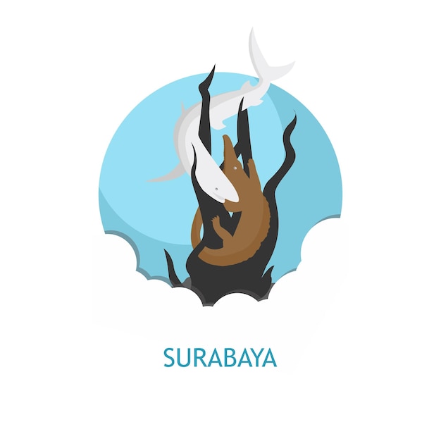 A logo for surfbuya, a surfing community.