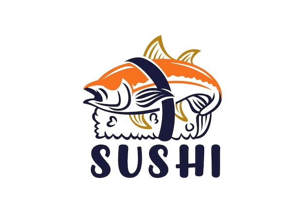 Logo Sushi For Restaurant Beverages And Food