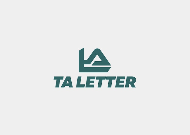 LOGO TA LETTER COMPANY NAME