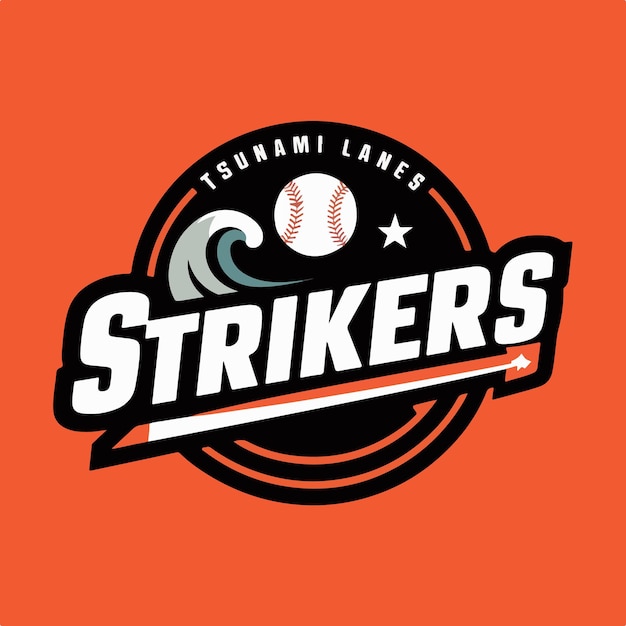 a logo for the team that has the name quot strike quot on it