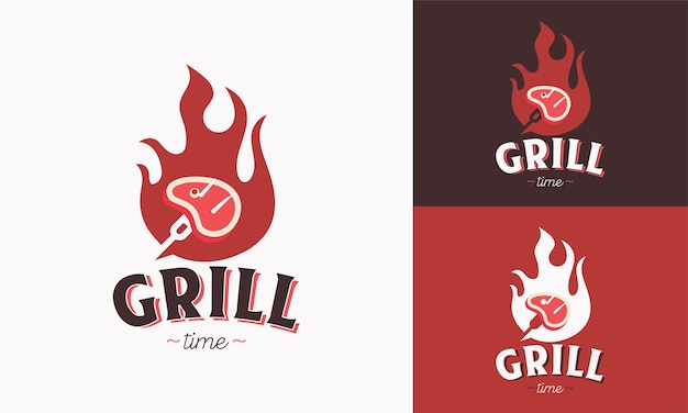 logo template for barbecue restaurant