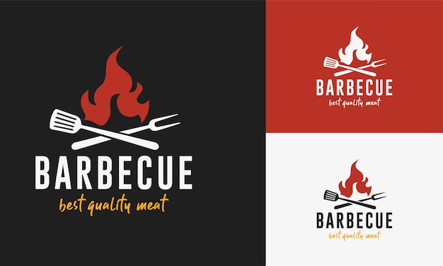 logo template for barbecue restaurant