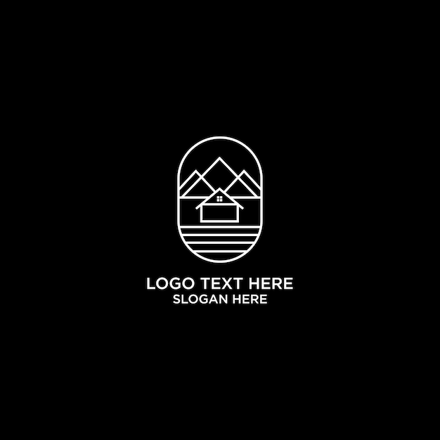 logo text here slogan here design art template