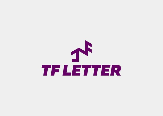 LOGO TF LETTER COMPANY NAME