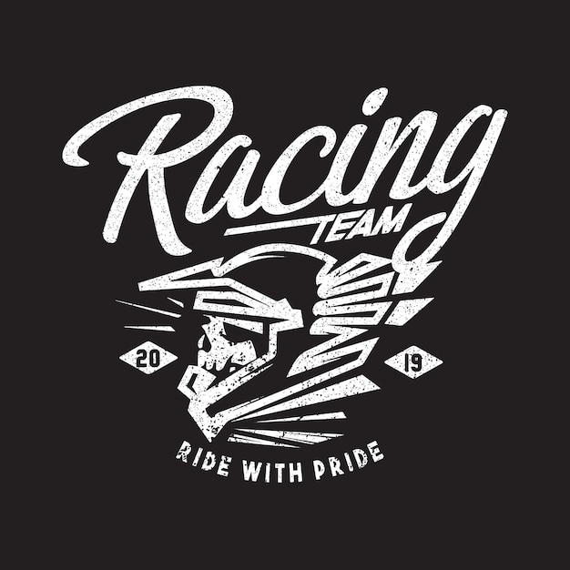 Logo theme for racing team